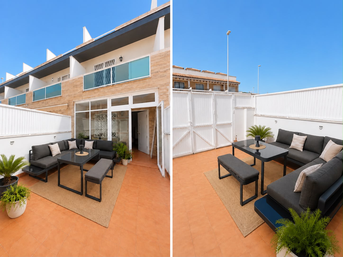 Resale: Instapklare townhouse met 3 slaapkamers, zwembad en dakterras in Lo Pagán