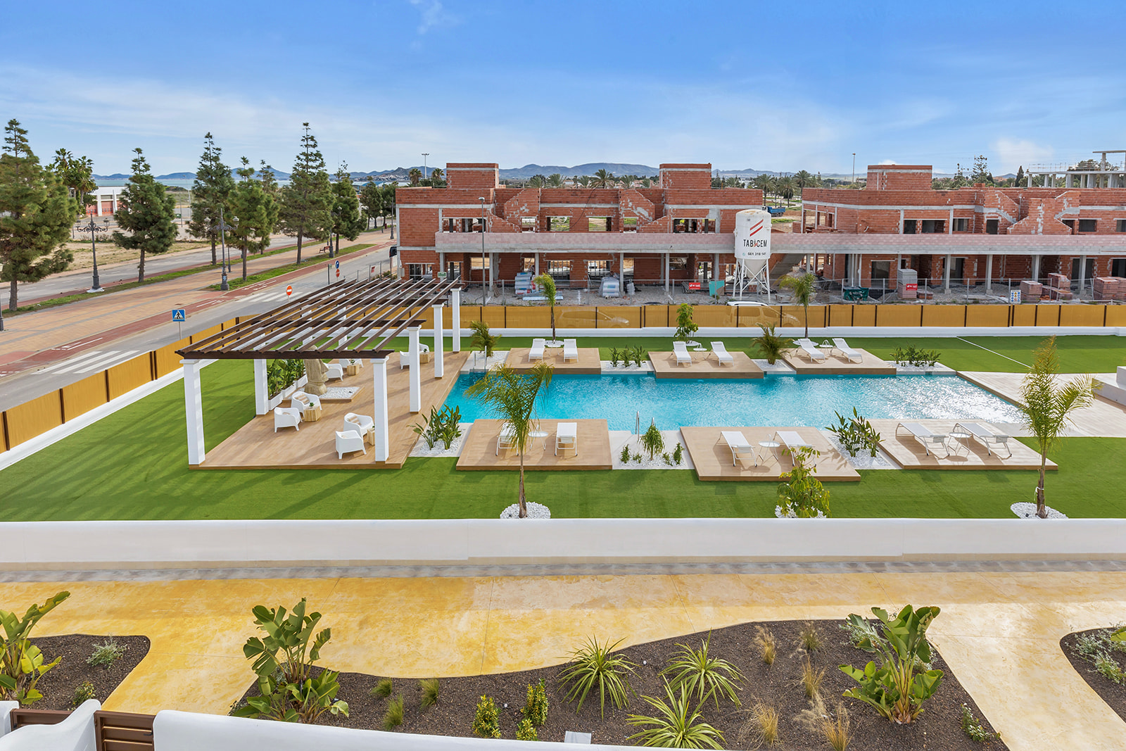 Vermell – construccion Los Alcazares LA Sunrise aan Serena Golf in Los Alcázares