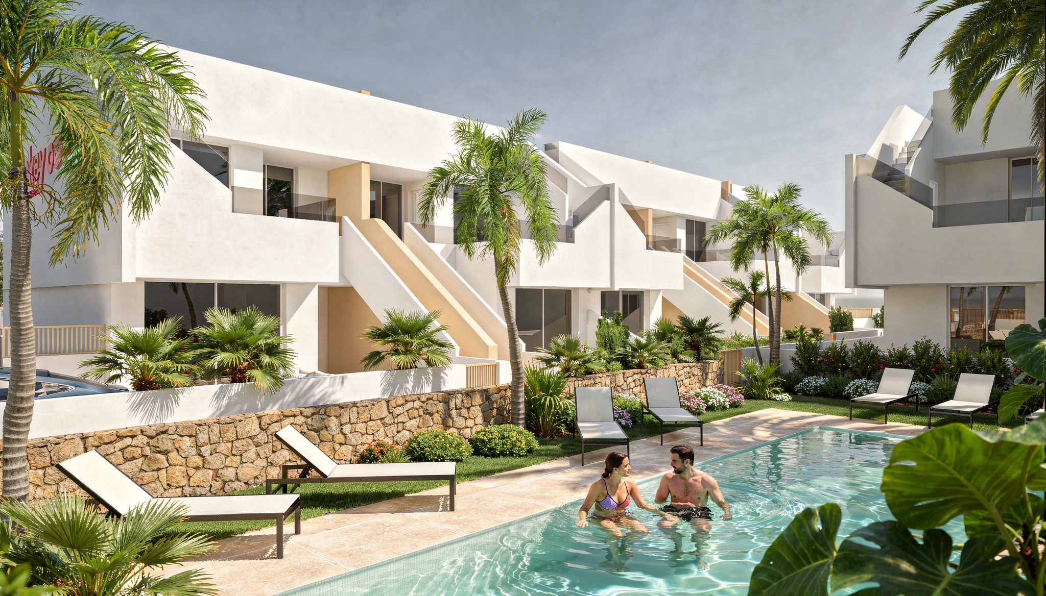 01 Playamar XIV moderne nieuwbouwbungalows te koop aan de Costa Blanca Zuid – nabij Torre de la Horadada en Mil Palmeras